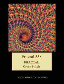 Paperback Fractal 558: Fractal cross stitch pattern [Large Print] Book