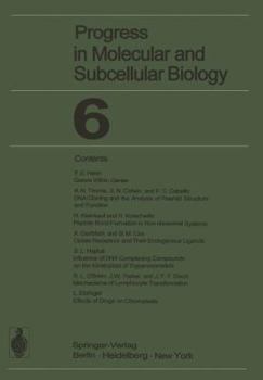 Paperback Progress in Molecular and Subcellular Biology Book