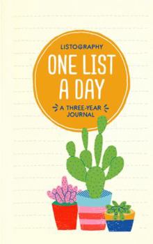 Diary Listography: One List a Day: A Three-Year Journal (List Journal, Book of Lists, Guided Journal) Book