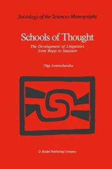 Paperback Schools of Thought: The Development of Linguistics from Bopp to Saussure Book