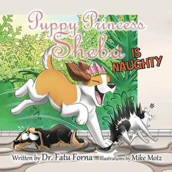 Paperback Puppy Princess Sheba is Naughty Book