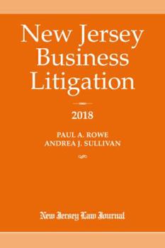 Paperback New Jersey Business Litigation 2018 Book