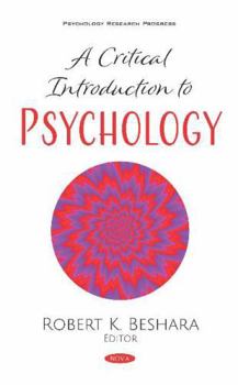 Hardcover A Critical Introduction to Psychology (Psychology Research Progress) Book