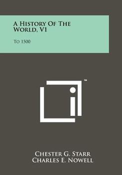 Paperback A History of the World, V1: To 1500 Book