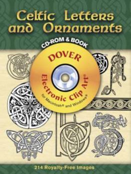Paperback Celtic Letters and Ornaments [With CDROM] Book