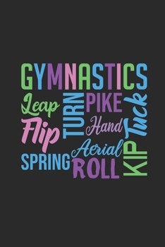 Paperback Gymnastics: Gymnastics Notebook, Dotted Bullet (6" x 9" - 120 pages) Sports Themed Notebook for Daily Journal, Diary, and Gift Book