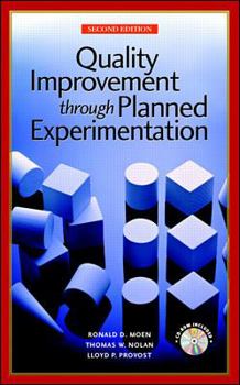 Hardcover Quality Improvement Through Planned Experimentation Book