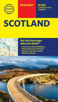 Map Philip's Scotland Road Map (Philip's Sheet Maps) Book