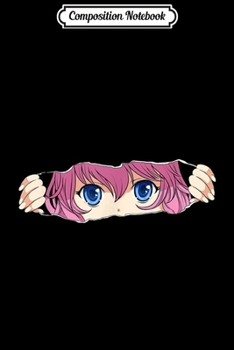 Composition Notebook: Cool Anime Eyes Anime Lover Gift print Graphic Novel Journal/Notebook Blank Lined Ruled 6x9 100 Pages