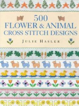 Hardcover 500 Flower and Animal Cross Stitch Design Book