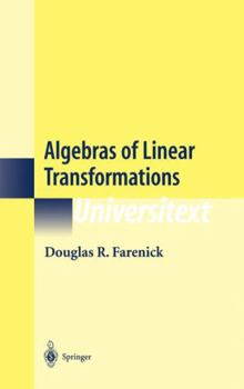 Paperback Algebras of Linear Transformations Book