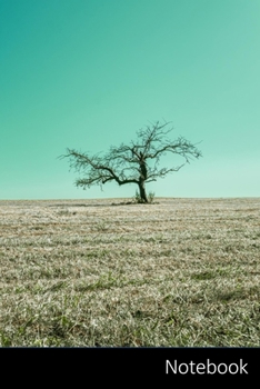 Paperback Notebook: ツリー、耕地、風景、フィールӠ Book
