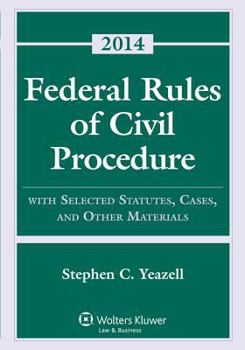 Paperback Federal Rules Civil Procedure W/ Select Stat Case Material 2014 Book
