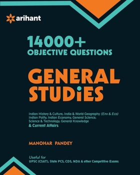 Paperback Objective General Studies 14000+ questions Book