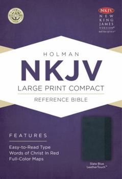 Imitation Leather Large Print Compact Reference Bible-NKJV [Large Print] Book