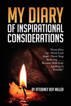 Paperback My Diary of Inspirational Considerations Book