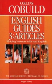 Paperback Collins COBUILD English Guides: Articles Bk.3 by Roger Berry (1993-04-26) Book