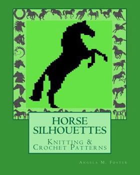 Paperback HORSE SILHOUETTES Knitting & Crochet Patterns Book