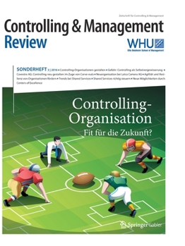 Paperback Controlling & Management Review Sonderheft 3-2016: Controlling-Organisation - Fit Für Die Zukunft? [German] Book
