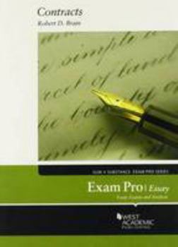 Paperback Brain's Exam Pro on Contracts, Essay (Exam Pro Series) Book