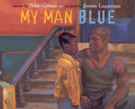 School & Library Binding My Man Blue: Poems Book
