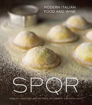 Hardcover Spqr: Modern Italian Food and Wine [A Cookbook] Book