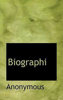 Paperback Biographi [French] Book