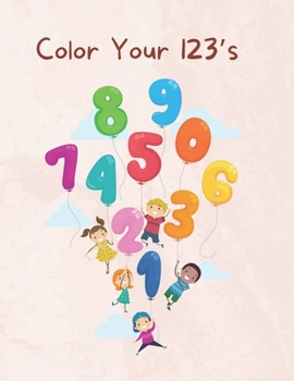 Paperback Color Your 123's Book