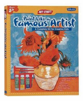 Hardcover Paint Like a Famous Artist Kit Book