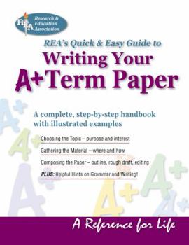 Paperback Writing Your A+ Term Paper Book