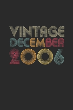 Vintage December 2006: Small Lined Notebook – 13 years old Birthday Gift or 13th Anniversary Gift Idea