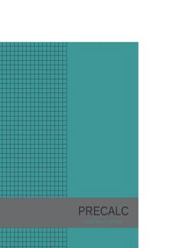 Paperback PreCalc Graph Paper 4x4 Grid: Large Graph Paper, 8.5x11, Graph Paper Composition Notebook, Grid Paper, Graph Ruled Paper, 4 Square/Inch, Simple Blue Book