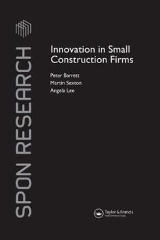 Paperback Innovation in Small Construction Firms Book