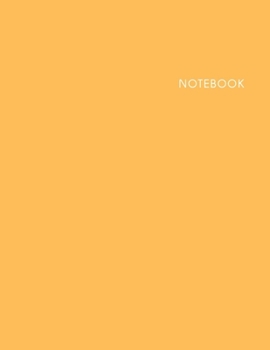 Notebook Peach Cover: Lined Notebook - Size (8.5 x 11 inches) - 120 Pages