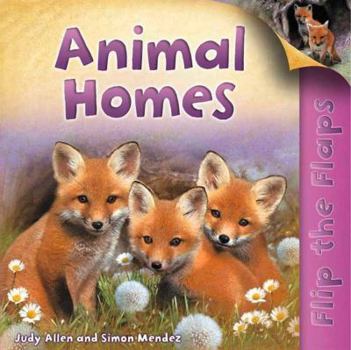 Paperback Flip the Flaps: Animal Homes Book