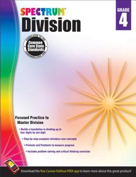 Paperback Spectrum: Division, Grade 4 Book