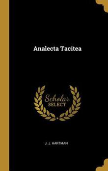 Hardcover Analecta Tacitea [Latin] Book