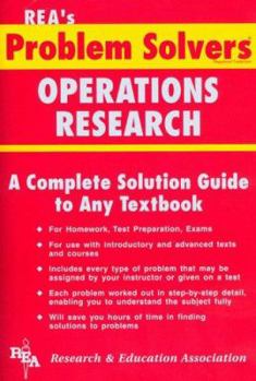 Paperback Operations Research Problem Solver Book