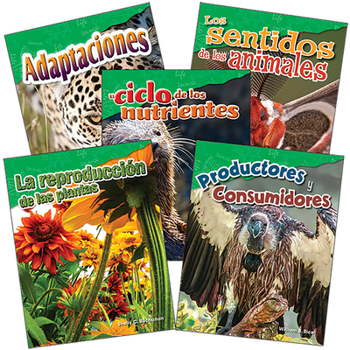 Hardcover Life Science Grade 4 Spanish: 5-Book Set [Spanish] Book