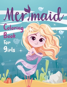 Paperback Mermaid Coloring Book for Kids: Magic under Sea World with Beautiful Mermaids and Cute Creatures for Toddlers Ages 4-8, 8-12 Book