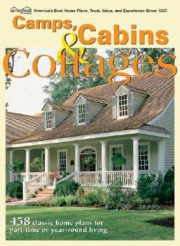 Paperback Camps, Cabins & Cottages Book