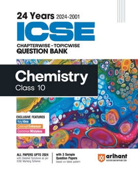 Paperback ICSE Chapterwise Chemistry 10th Book