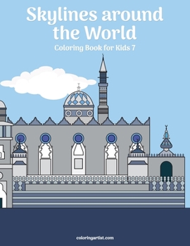 Paperback Skylines around the World Coloring Book for Kids 7 Book