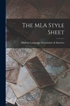 Paperback The MLA Style Sheet Book