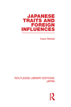 Hardcover Japanese Traits and Foreign Influences Book