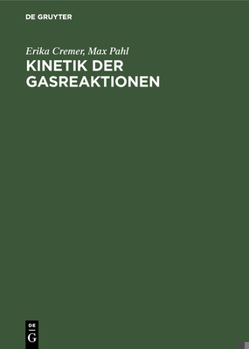 Hardcover Kinetik der Gasreaktionen [German] Book