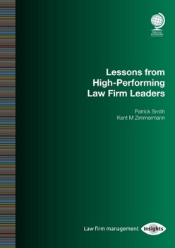 Paperback Lessons from High-Performing Law Firm Leaders Book
