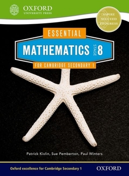 Paperback Essential Mathematics for Cambridge Secondary 1 Stage 8 Pupil Book