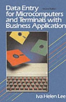 Paperback Data Entry for Microcomputers and Terminals: With Business Applications Book