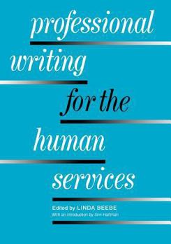Paperback Professional Writing for the Human Services Book